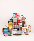 Holiday Shareables office snack gift box with Canadian-made sweet and savoury treats for teams and gatherings
